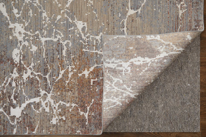 Feizy Pryor  Ivory Multi Modern/Bohemian & Eclectic/Casual