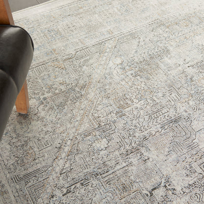 Nourison Home Starry Nights  Cream Grey  Traditional