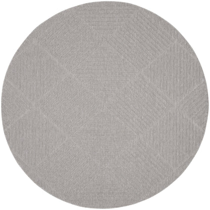 Nourison Home Cozumel CZM05 Light Grey Contemporary Power-loomed Rug