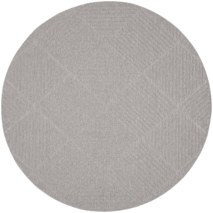 Nourison Home Cozumel CZM05 Light Grey Contemporary Power-loomed Rug