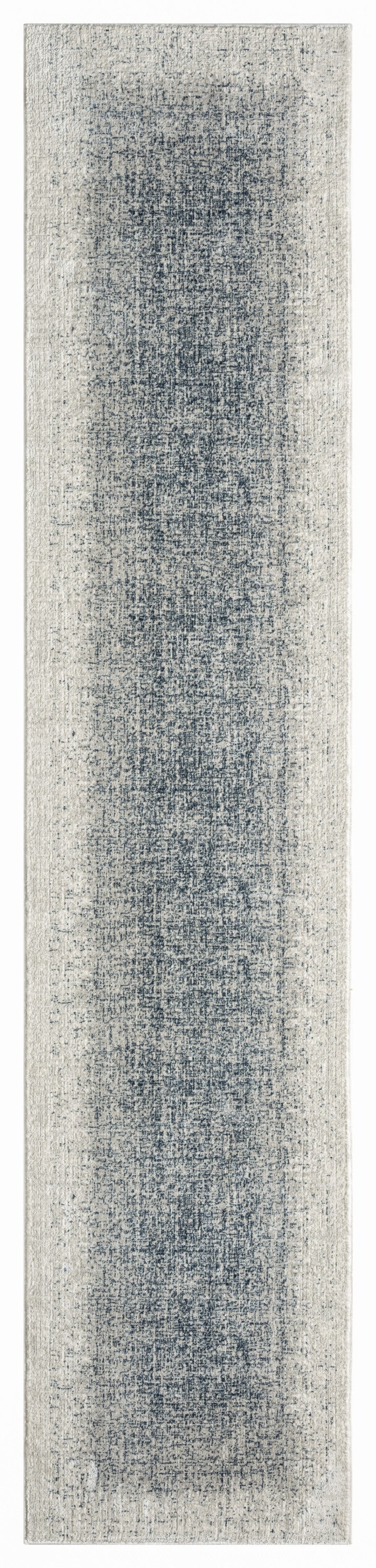 DKNY Grand Street GRN03 Ivory Blue Contemporary Power-loomed Rug