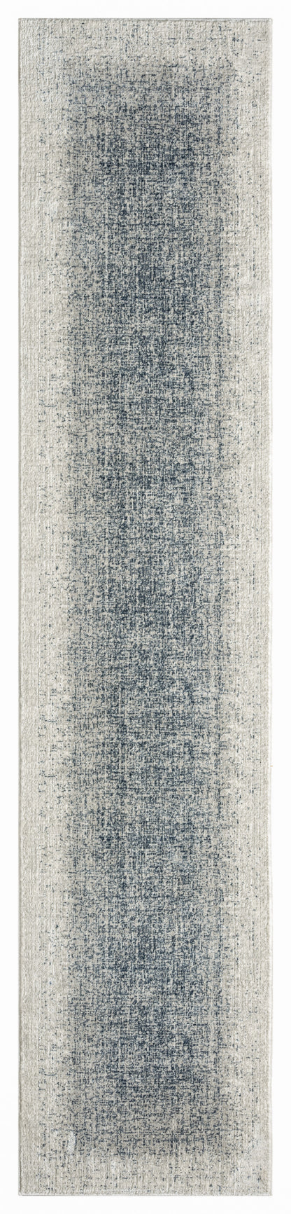 DKNY Grand Street GRN03 Ivory Blue Contemporary Power-loomed Rug