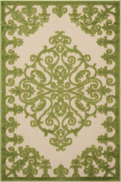 Nourison Home Aloha ALH12 Green Contemporary Power-loomed Rugs