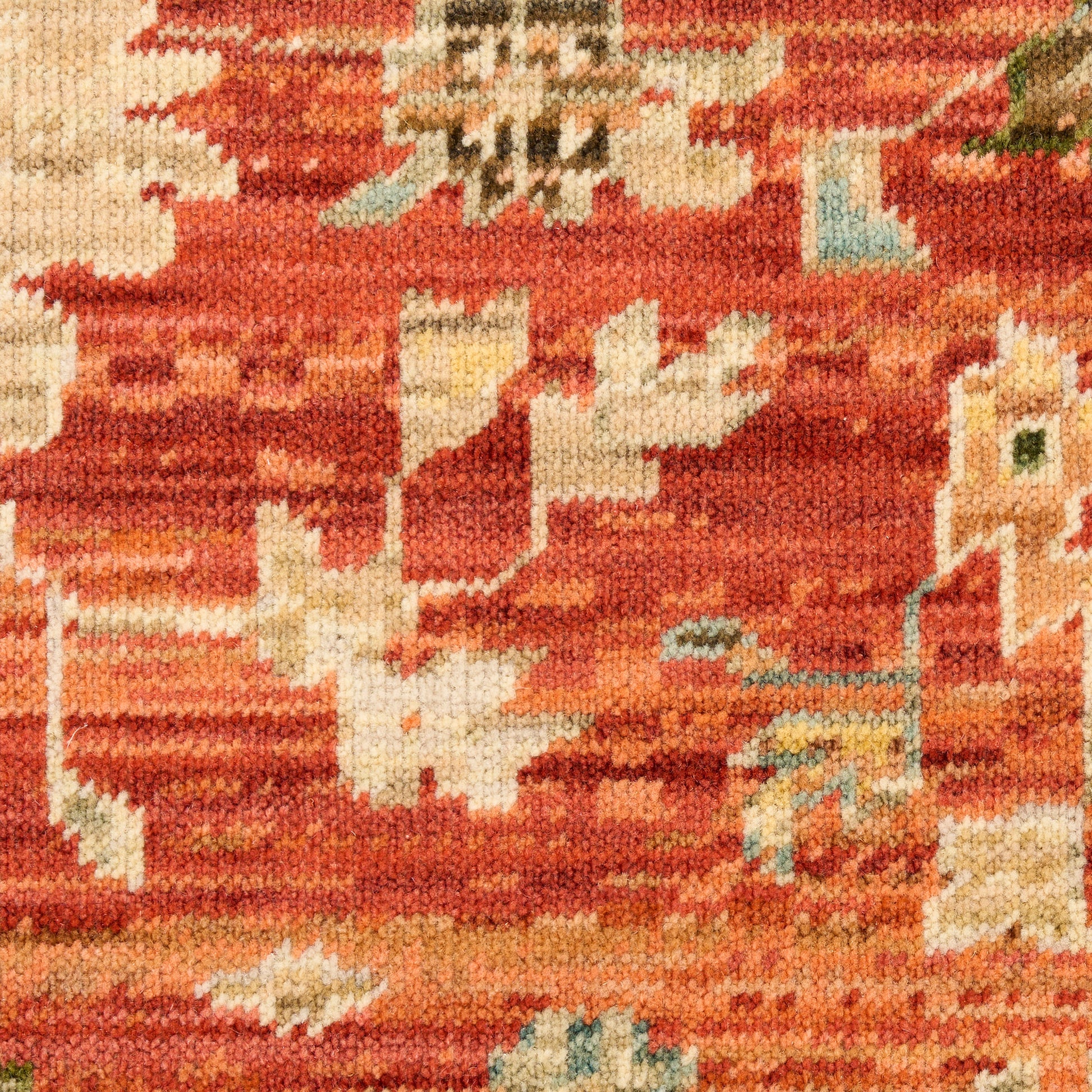 Nourison Home Antique Bloom  Brick  Traditional