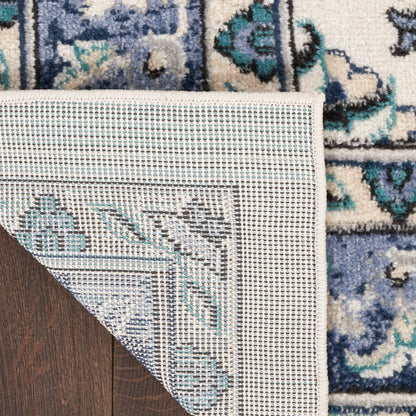 Nourison Home Nourison Essentials  Ivory Blue  Traditional