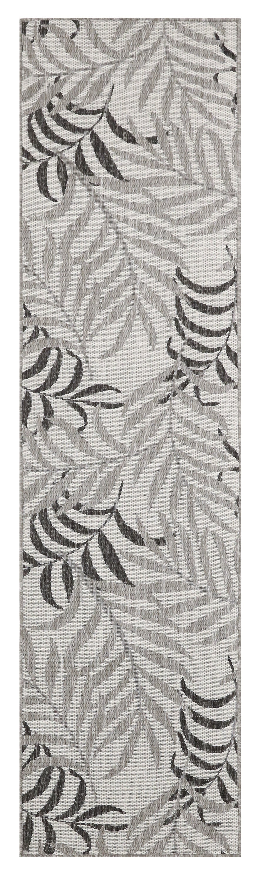 Nourison Home Garden Oasis GOA01 Grey Contemporary Power-loomed Rug