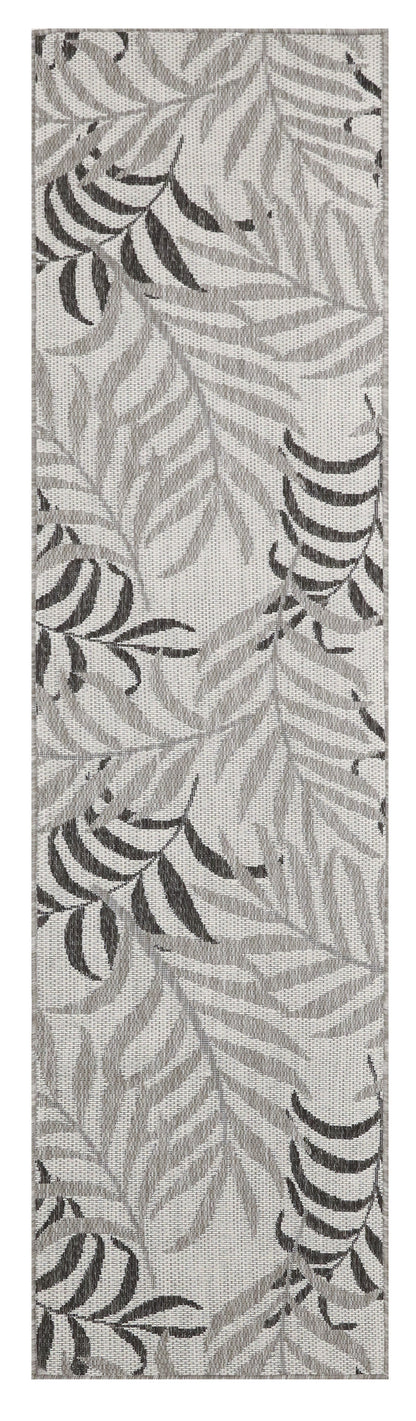Nourison Home Garden Oasis GOA01 Grey Contemporary Power-loomed Rug