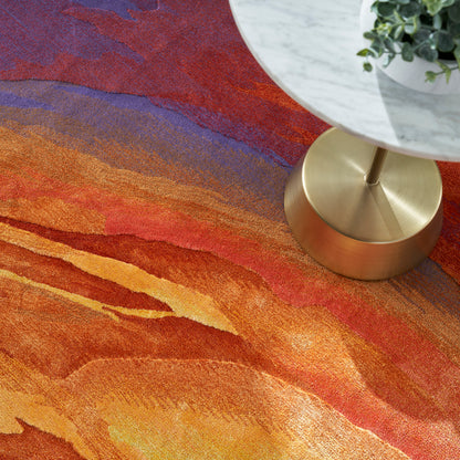 Nourison Home Prismatic  Multicolor  Contemporary