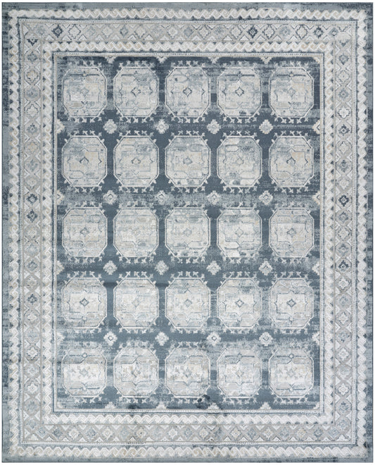 Nourison Home Dekor  Grey Navy  Traditional