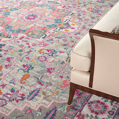 Nourison Home Passion  Light Grey Pink  Transitional