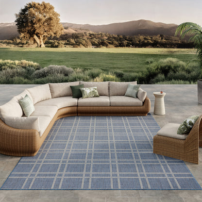 Nourison Home Horizon Indoor/Outdoor  Navy  Contemporary