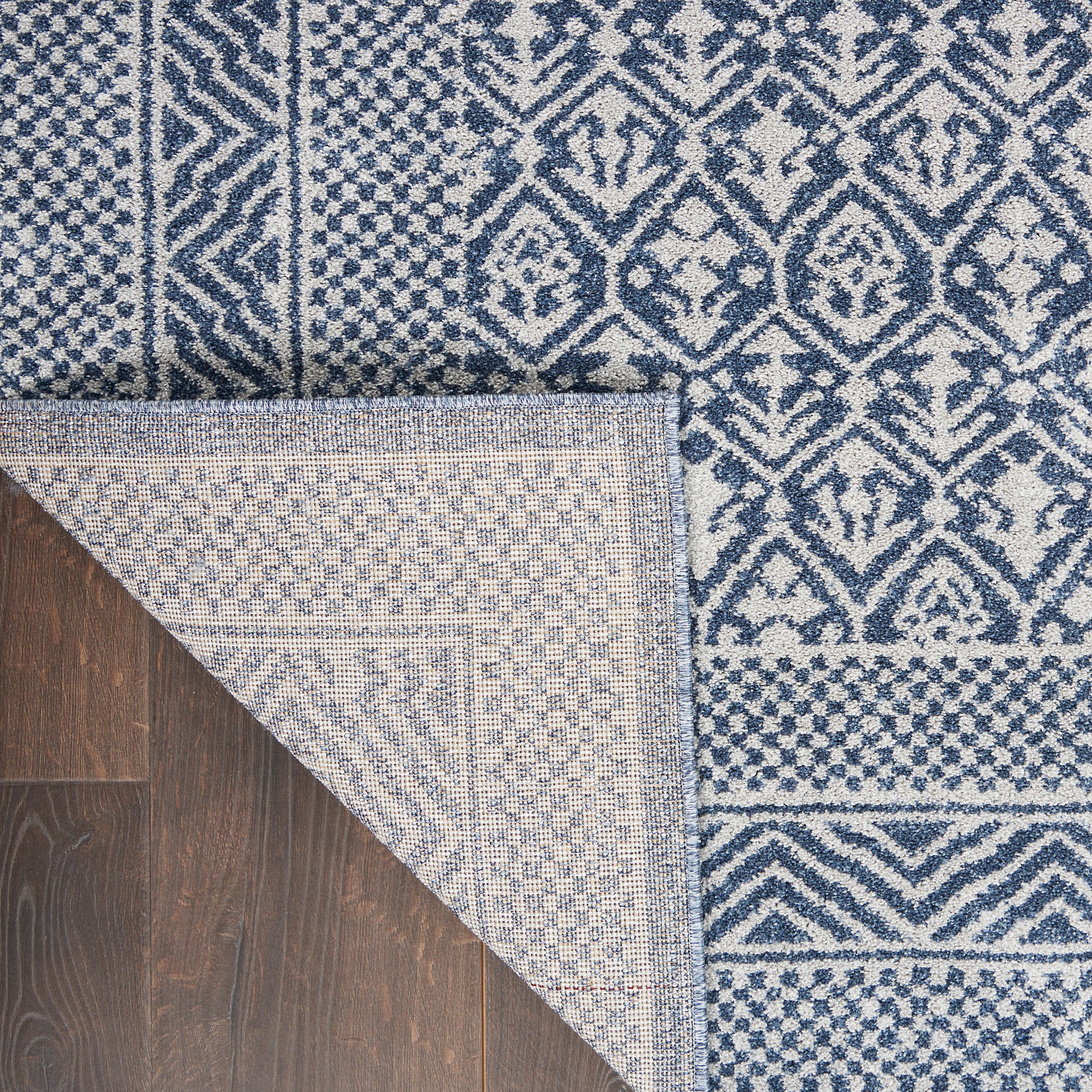 Nourison Home Palermo  Blue Grey  Contemporary