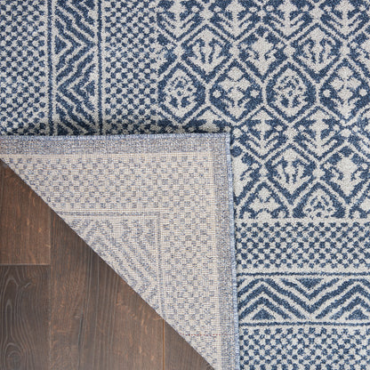 Nourison Home Palermo  Blue Grey  Contemporary