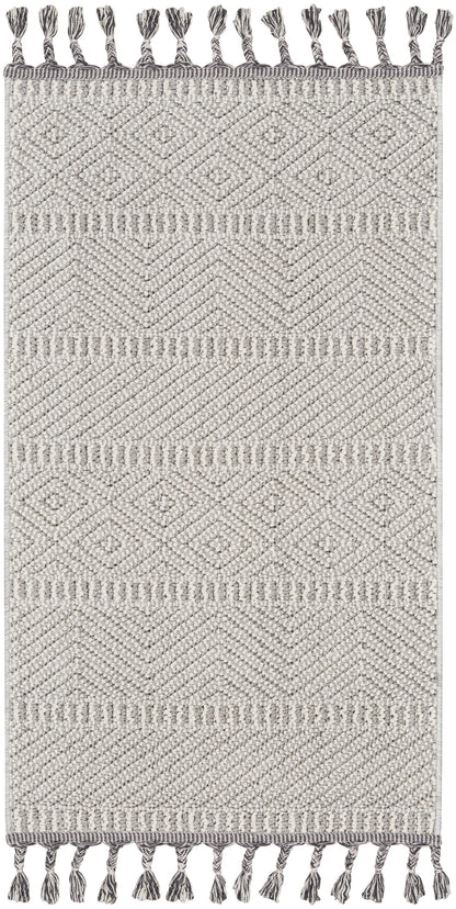 Nourison Home Paxton PAX06 Grey Ivory Contemporary Power-loomed Rug