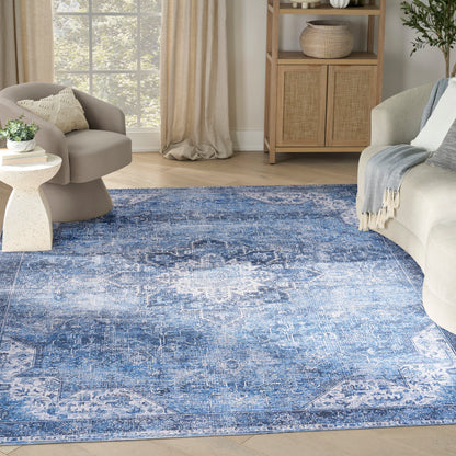 Nourison Home Nourison Washables  Blue  Traditional
