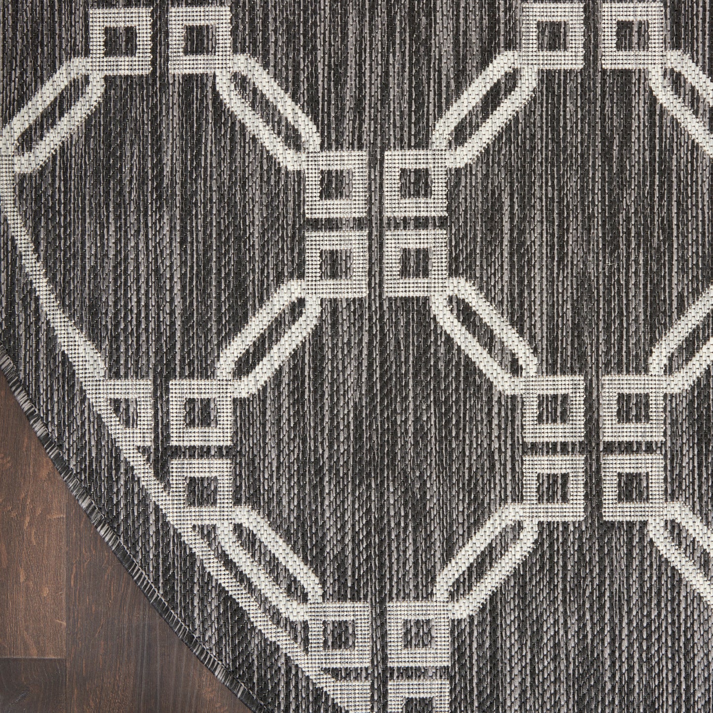 Nourison Home Country Side  Charcoal  Transitional