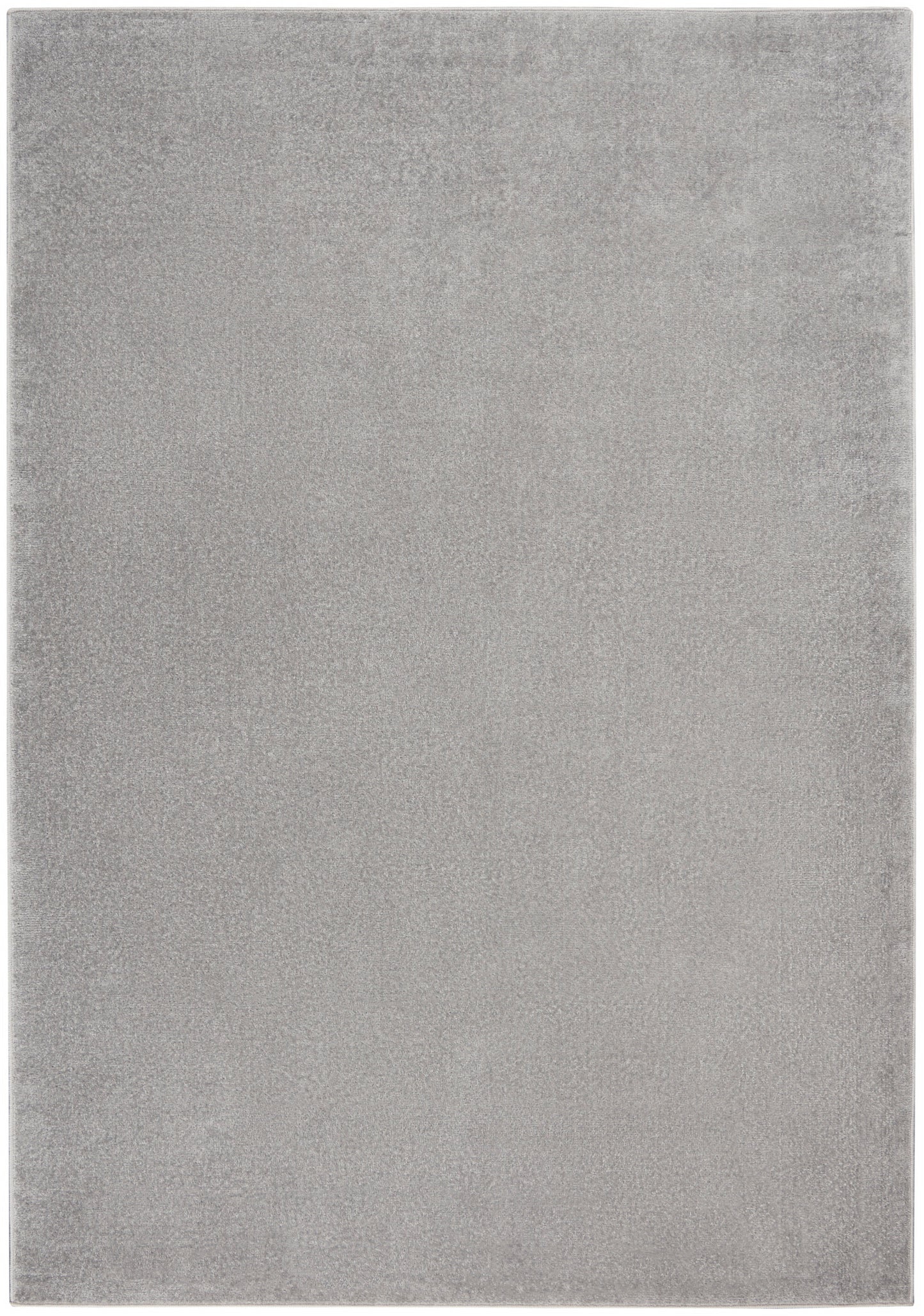 Nourison Home Nourison Essentials NRE01 Silver Grey Contemporary Power-loomed Rug