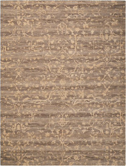 Nourison Home Silk Elements SKE22 Taupe Traditional Loomed Rug