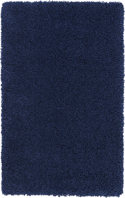 Nourison Home Malibu Shag MSG01 Navy Contemporary Power-loomed Rug