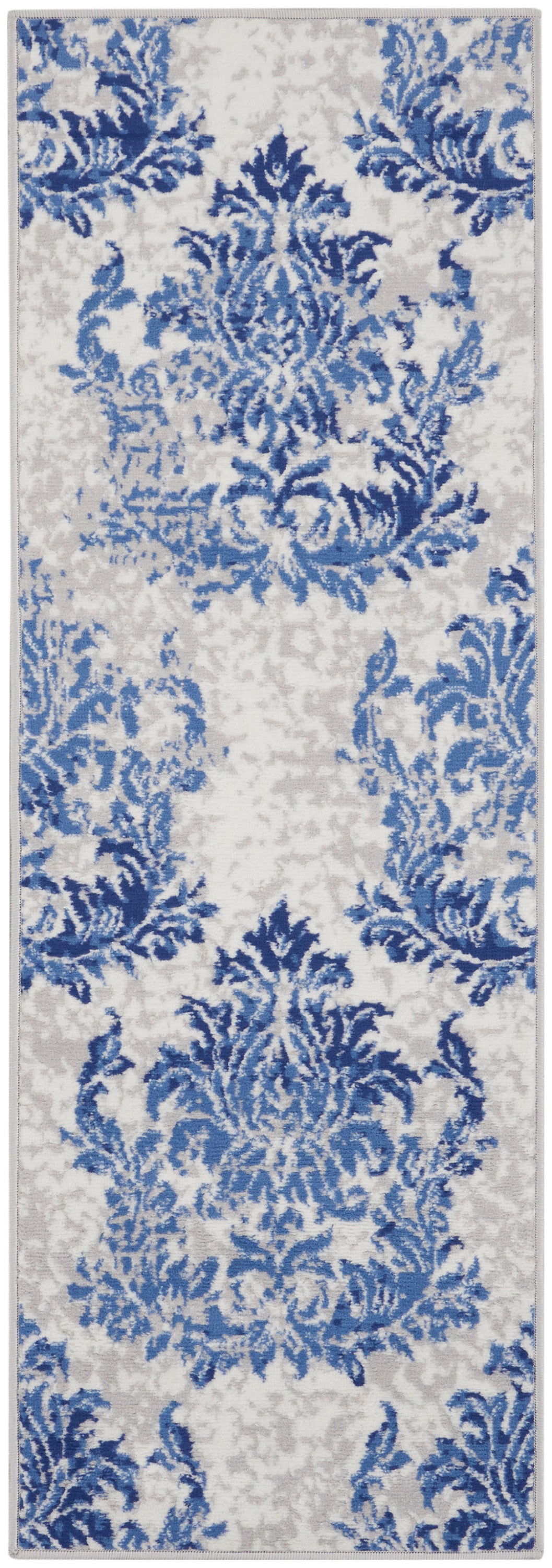 Nourison Home Whimsicle WHS11 Ivory Navy Contemporary Power-loomed Rug