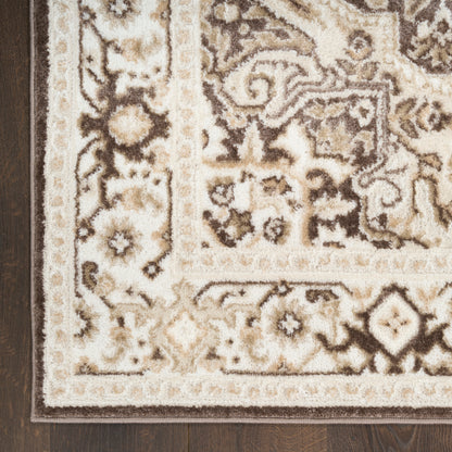 Nourison Home Dekor  Brown Ivory  Traditional
