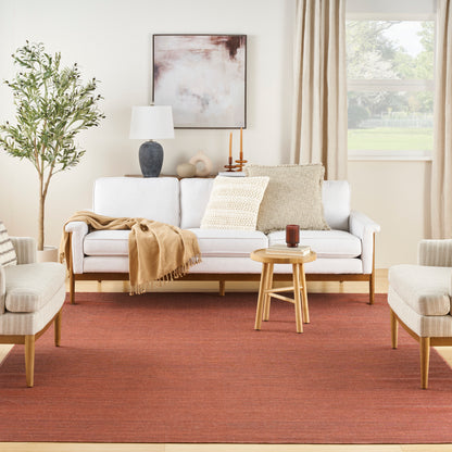 Nourison Home Washable Essentials  Brick  Contemporary