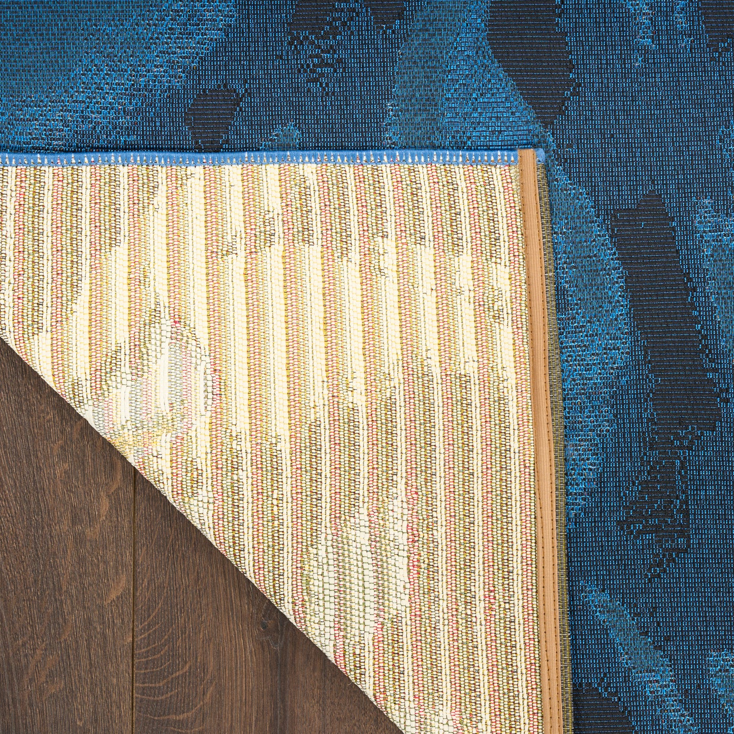 Nourison Home Color Splash  Blue Ivory  Contemporary