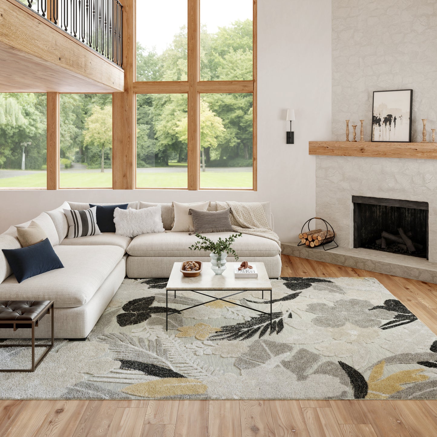 Nourison Home Suncoast  Grey  Contemporary