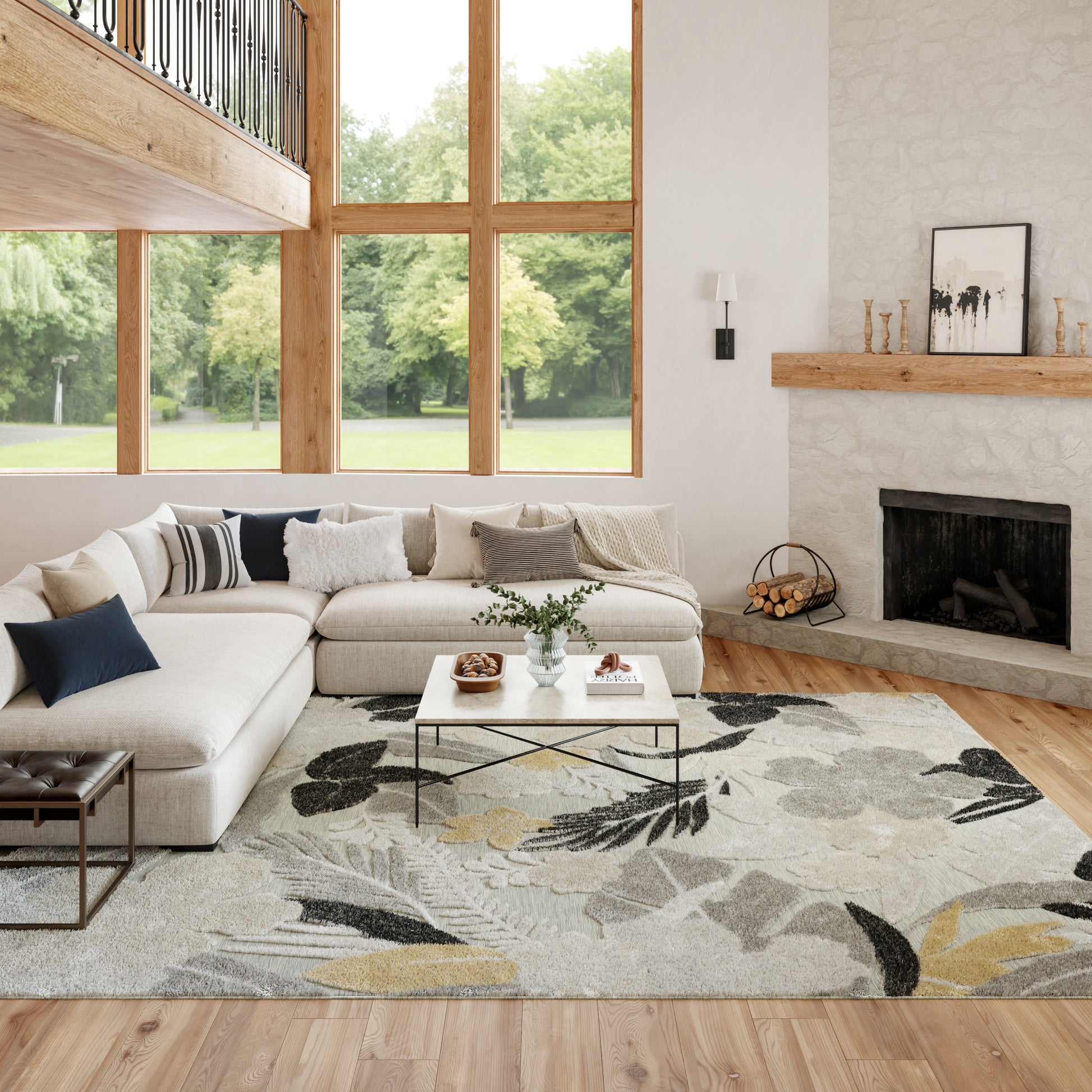 Nourison Home Suncoast  Grey  Contemporary