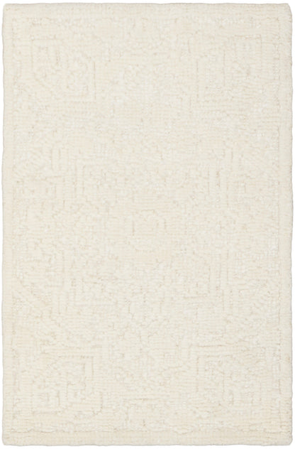 Nourison Home Blanco BLO01 Ivory Contemporary Hand Knotted Rug