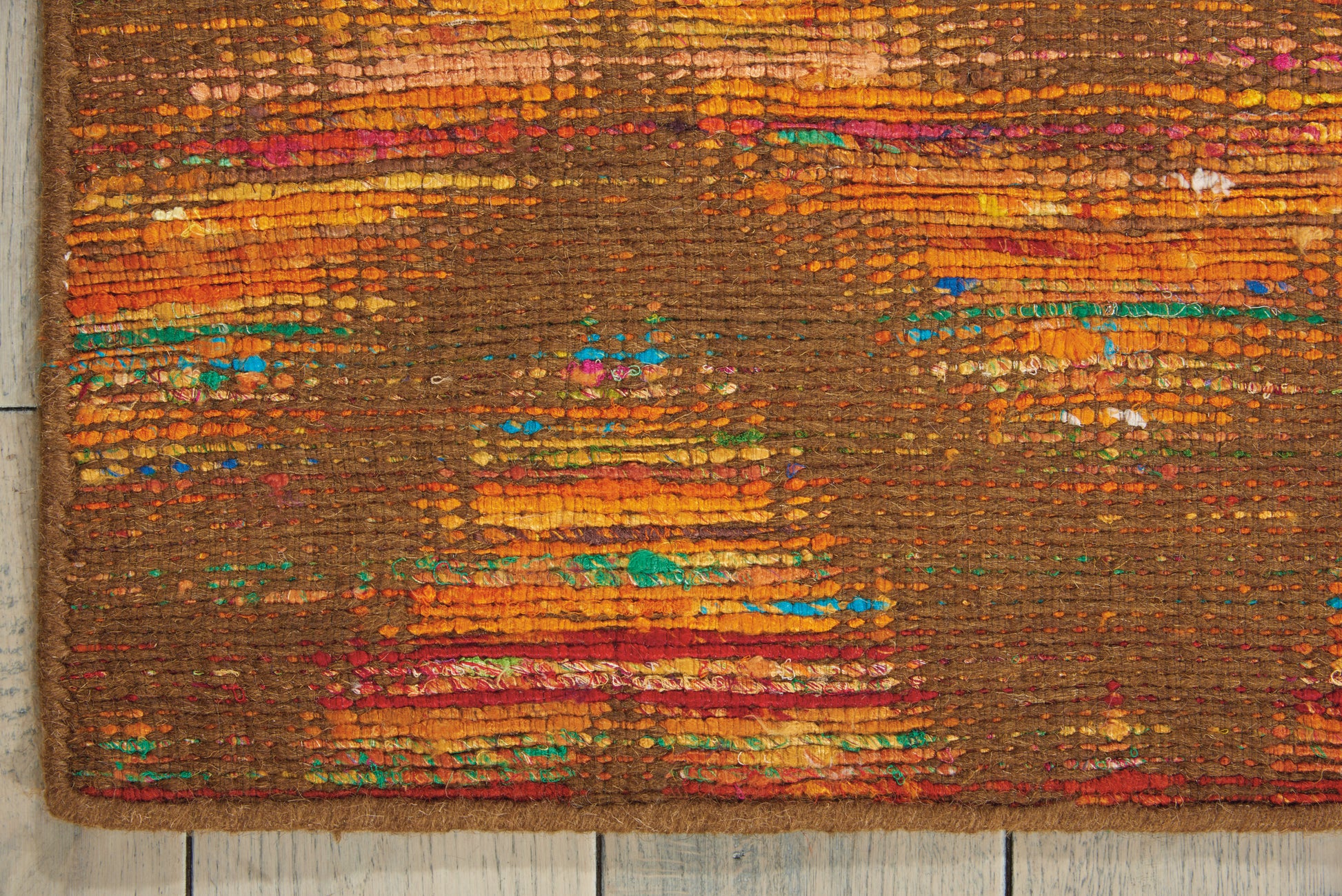 Nourison Home Spectrum  Flame Chocolate  Transitional