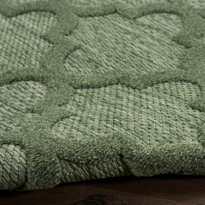 Nourison Home Easy Care  Green  Contemporary