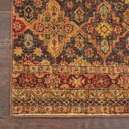 Nourison Home Jewel  Blue Red  Traditional