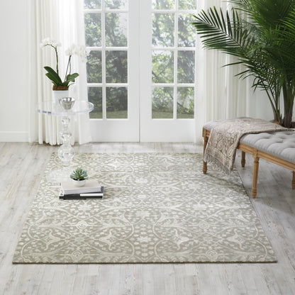 Nourison Home Luminance  Steel  Transitional