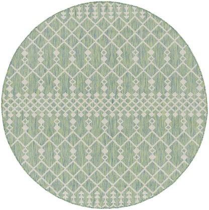 Nourison Home Positano POS02 Blue Green Contemporary Power-loomed Rug