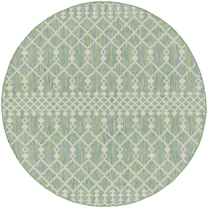 Nourison Home Positano POS02 Blue Green Contemporary Power-loomed Rug