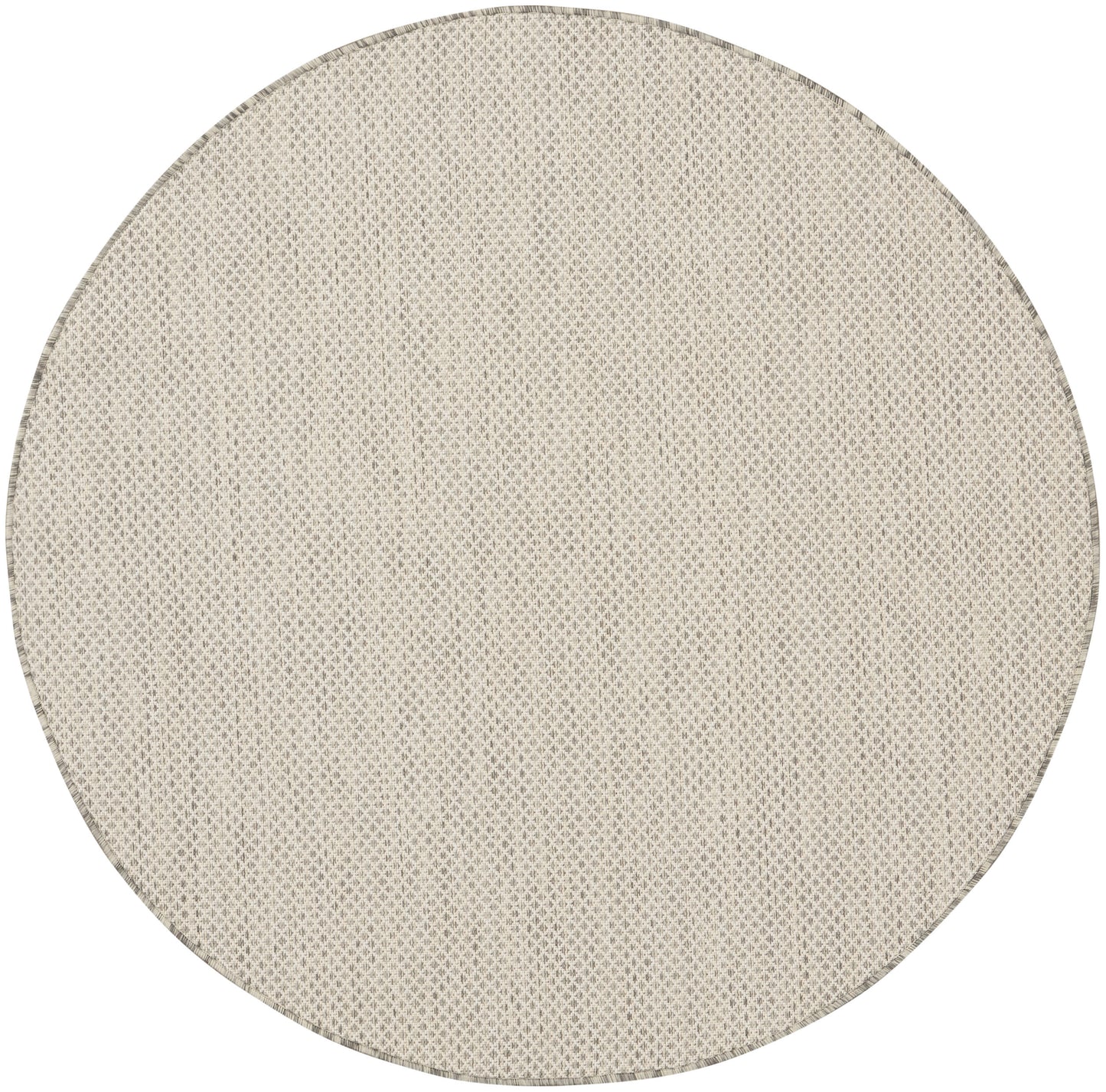 Nourison Home Courtyard COU01 Ivory Silver Contemporary Power-loomed Rug