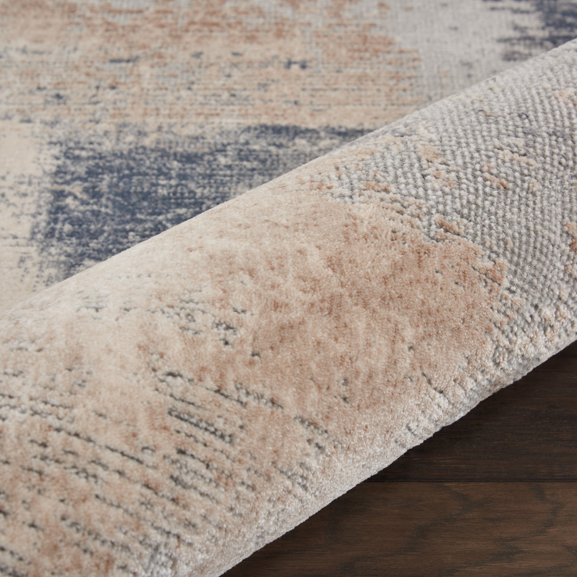 Nourison Home Rustic Textures  Beige Grey  Contemporary