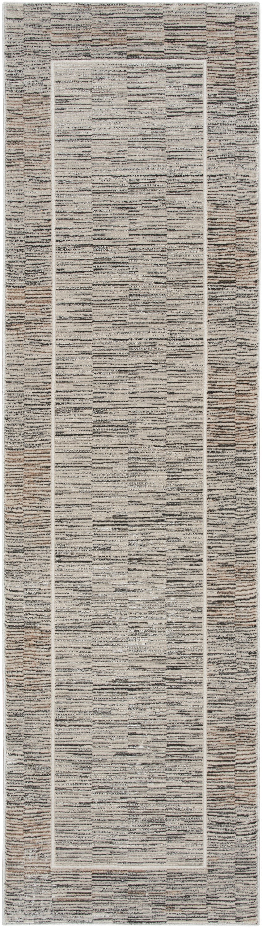 Nourison Home Desire DSR02 Charcoal Grey Contemporary Power-loomed Rug
