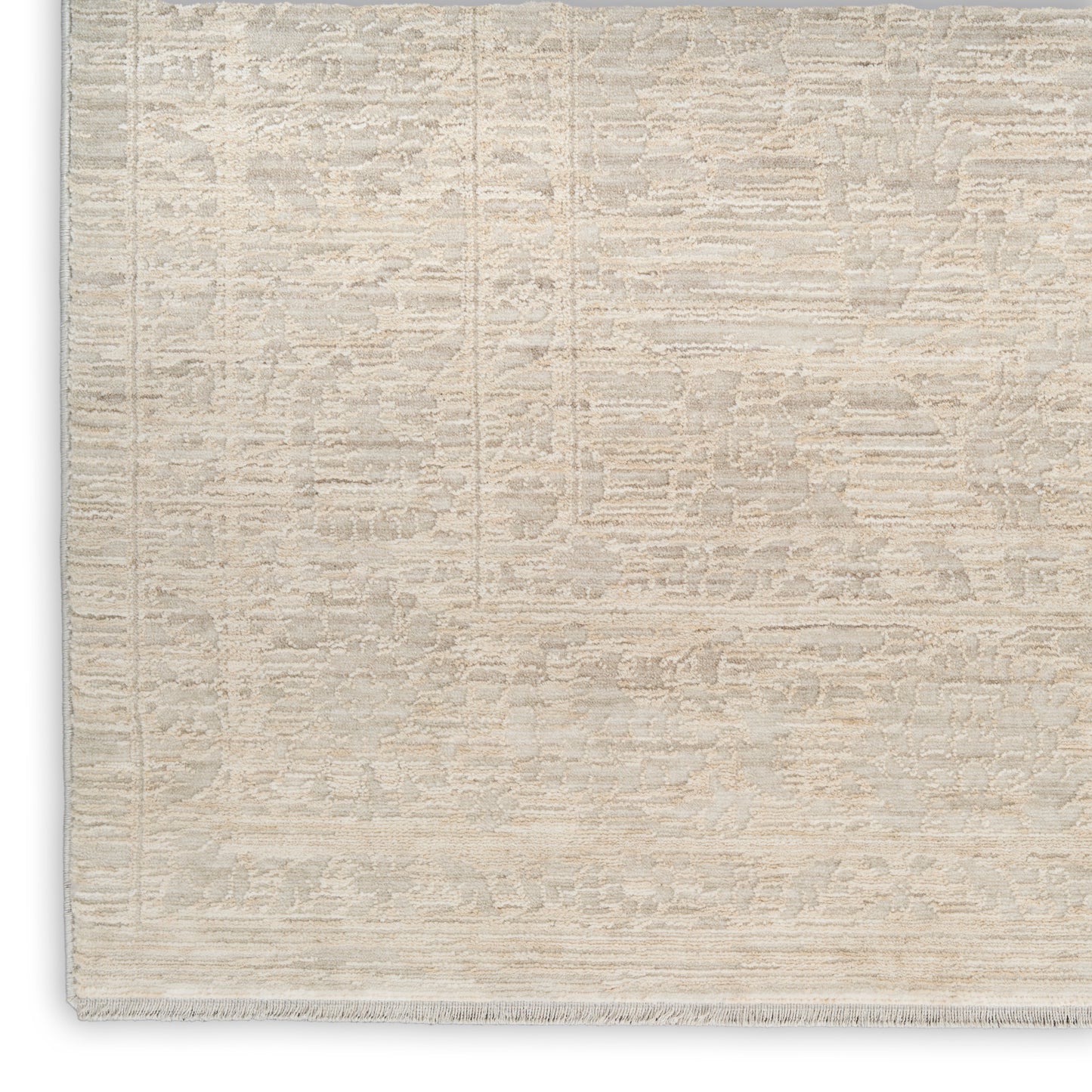 Nourison Home Shadows  Ivory Grey  Traditional