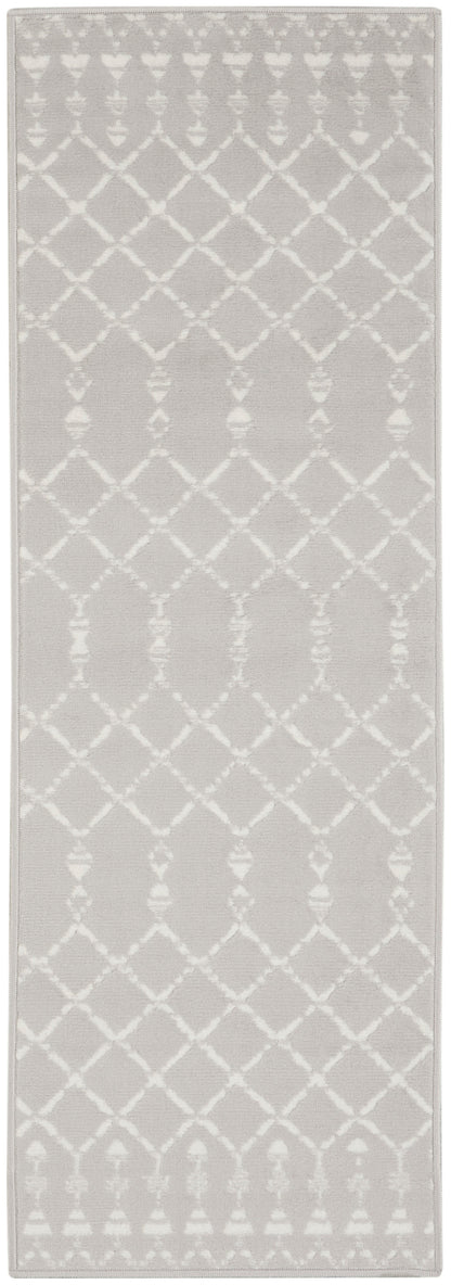 Nourison Home Whimsicle WHS02 Grey Contemporary Power-loomed Rug