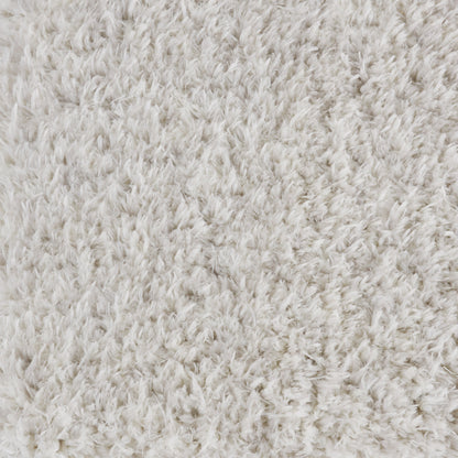 Nourison Home Luxe Shag  Light Grey  Contemporary