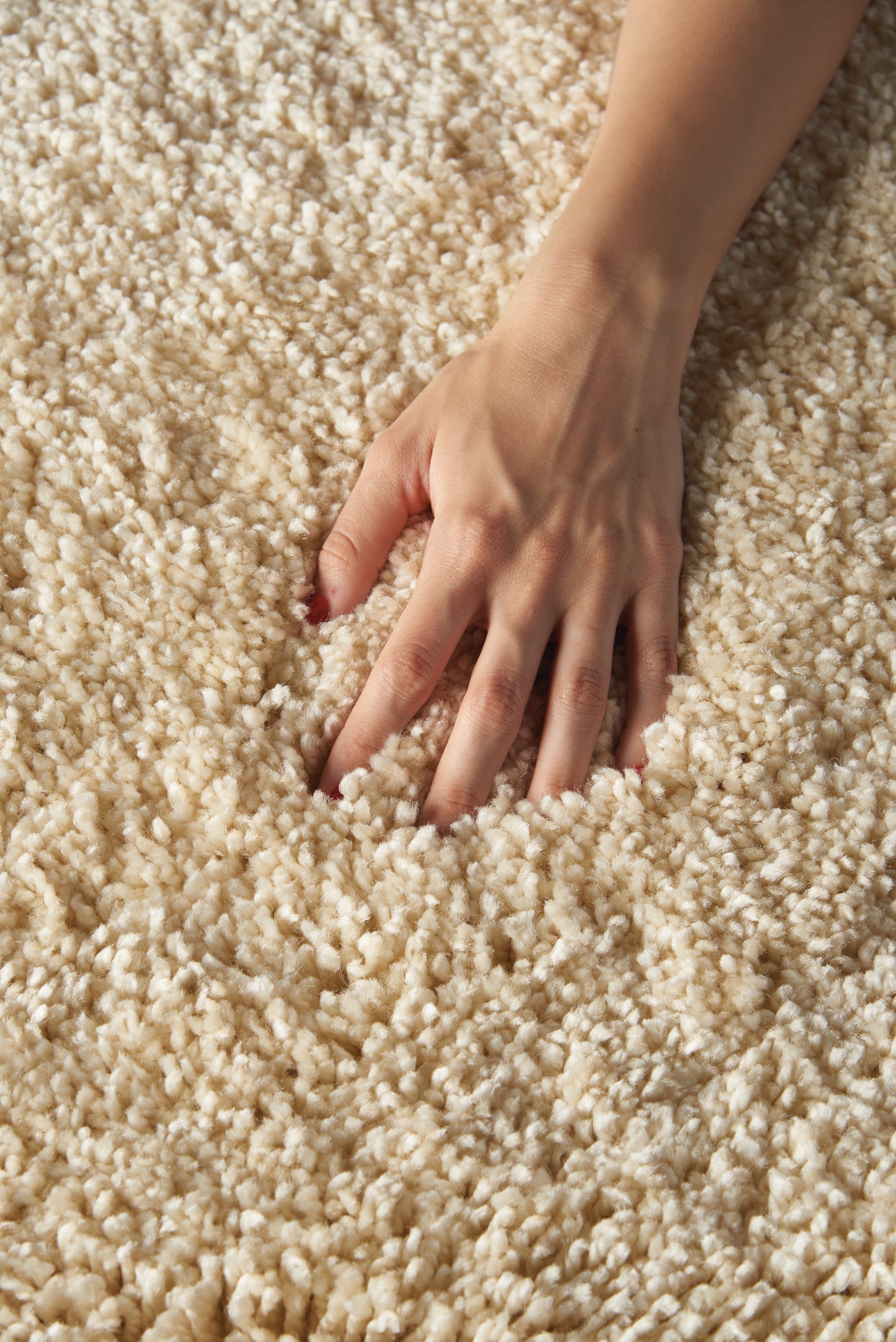 Nourison Home Malibu Shag  Cream  Contemporary