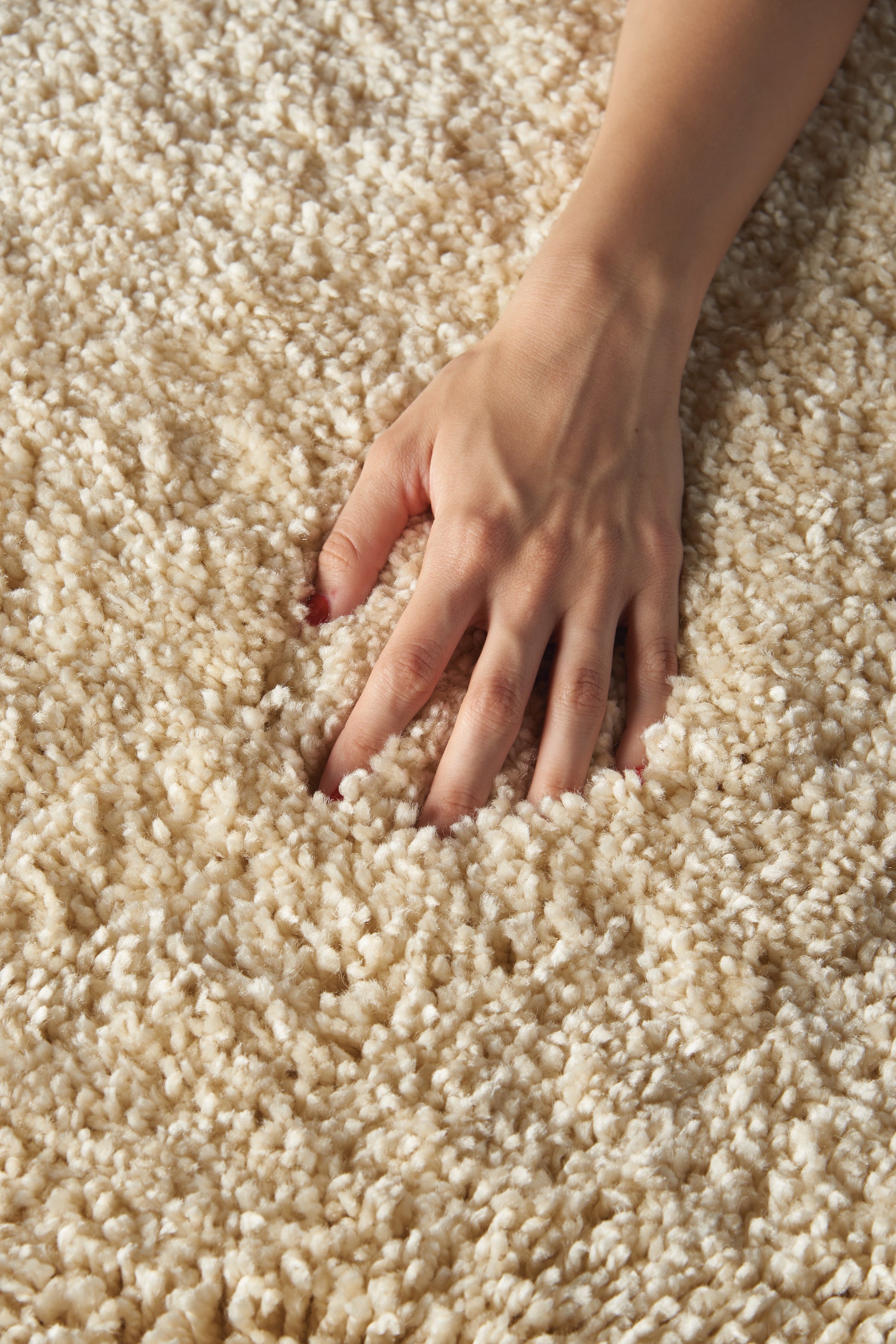 Nourison Home Malibu Shag  Cream  Contemporary