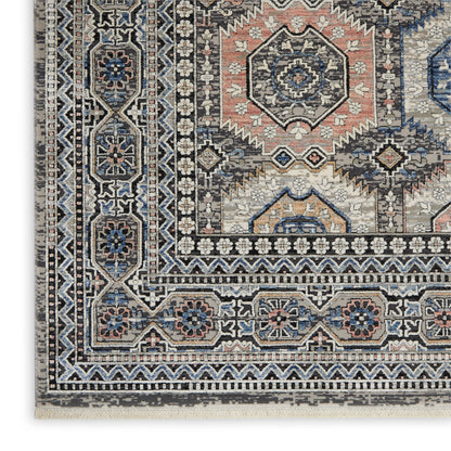 Nourison Home Starry Nights  Grey Navy  Traditional