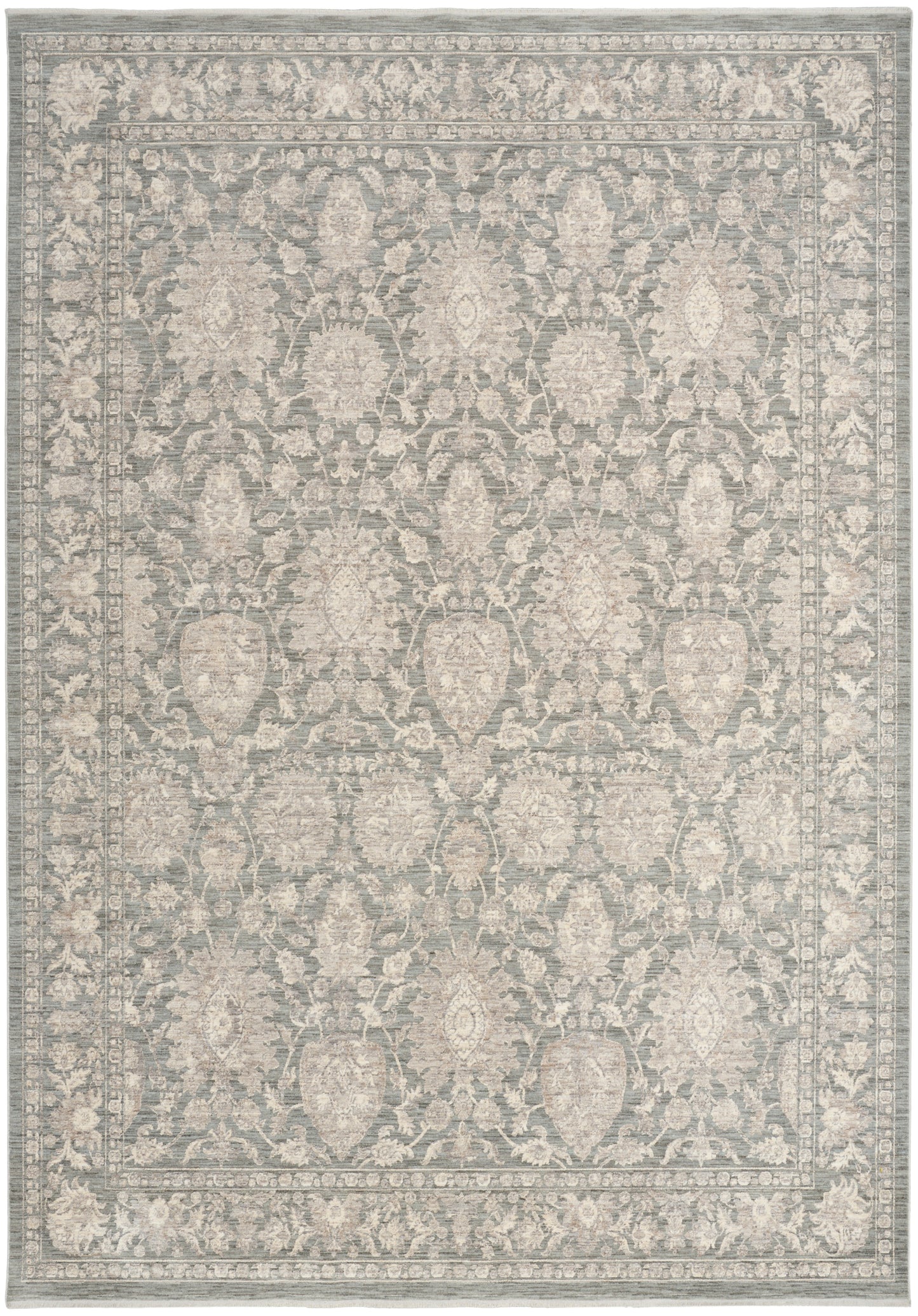 Nourison Home Shadows SHW08 Sage Ivory Traditional Loom-woven Rug