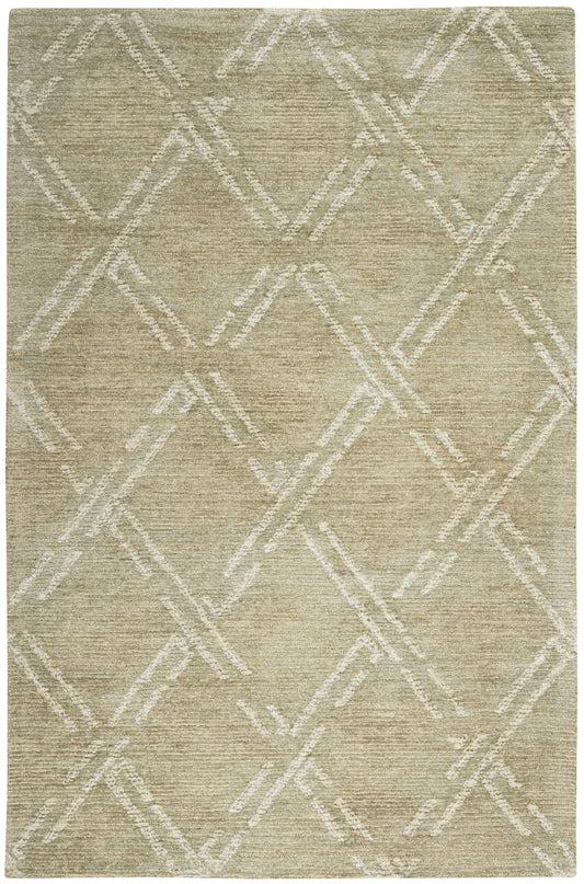 Nourison Home Venosa  Green Ivory  Contemporary