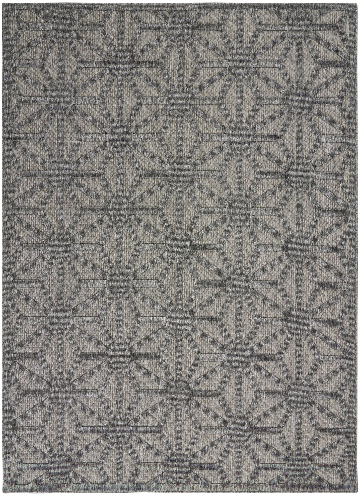 Nourison Home Cozumel CZM01 Dark Grey Contemporary Power-loomed Rug