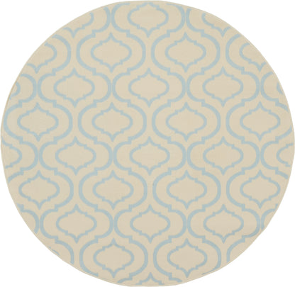Nourison Home Jubilant JUB19 Ivory Blue Transitional Power-loomed Rug