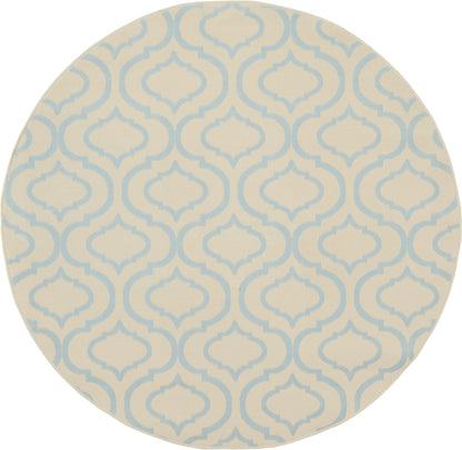 Nourison Home Jubilant JUB19 Ivory Blue Transitional Power-loomed Rug